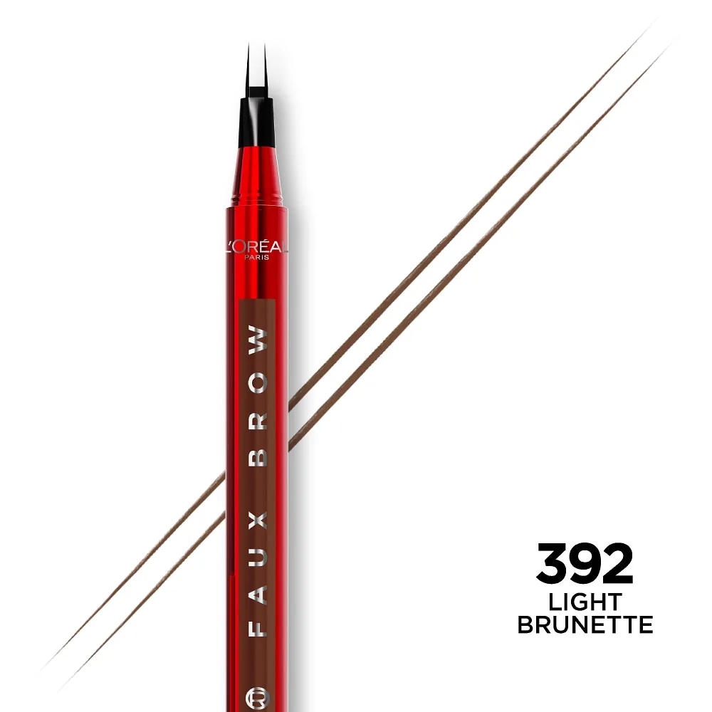 L'OREAL FAUX BROW LIGHT BRUNETTE 392