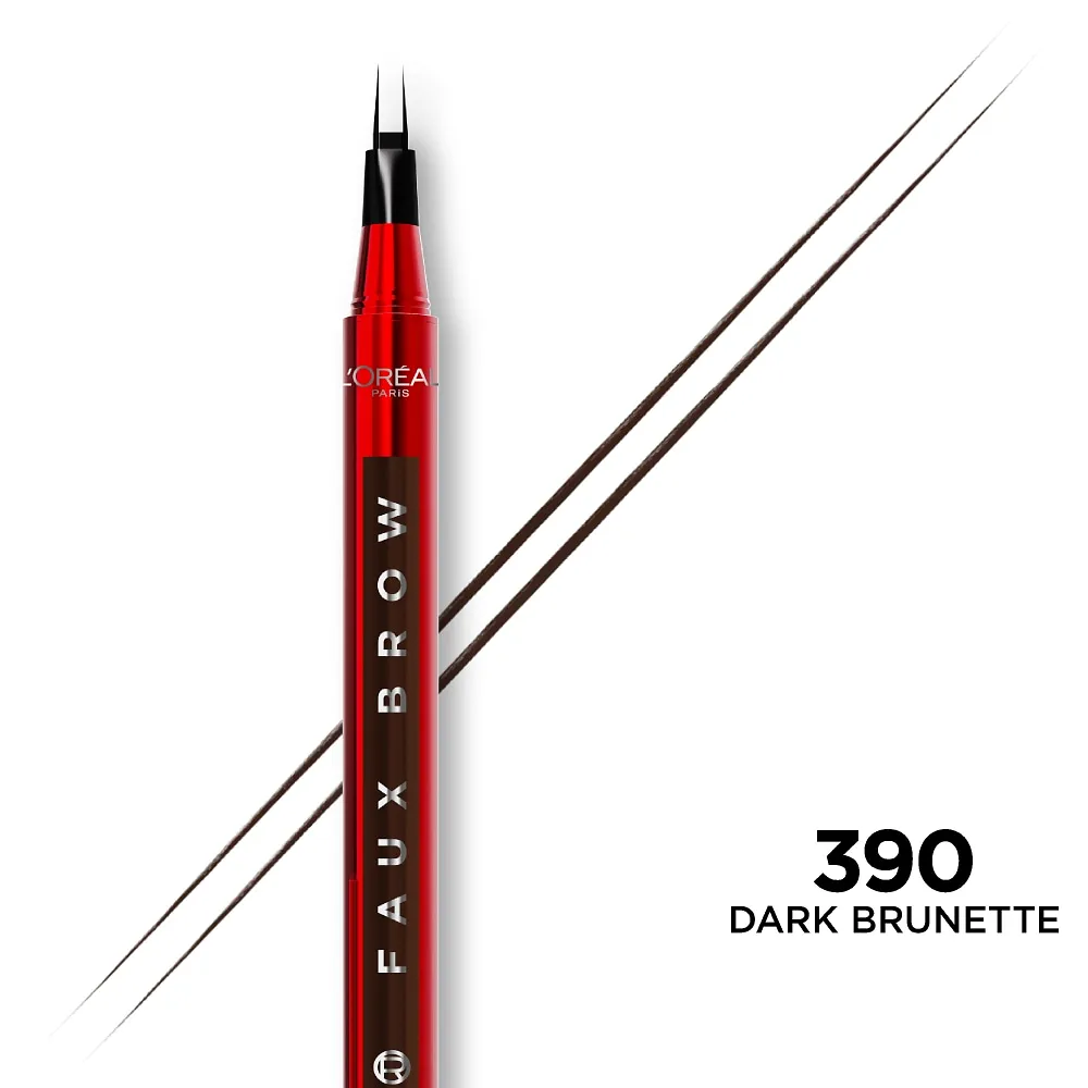 L'OREAL FAUX BROW DARK BRUNETTE 390