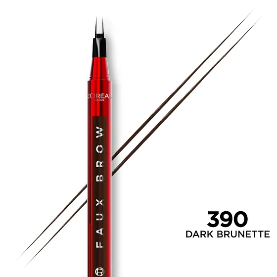 L'OREAL FAUX BROW DARK BRUNETTE 390