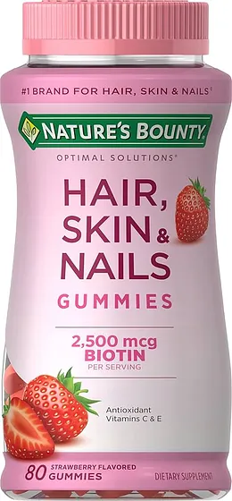 NATURE BOUNTY GUMMIES BIOTIN 80/1