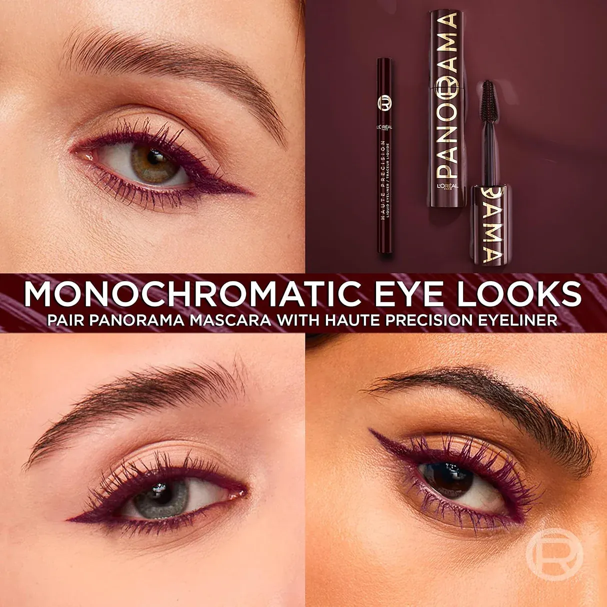 L'OREAL VOL PANORAMA MASCARA 707 BURGUNDY