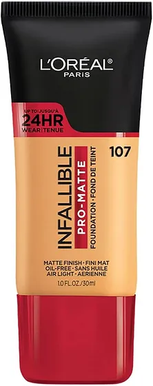 L'OREAL INFALIBLE MATTE 107 FRESH BEIGE 1oz