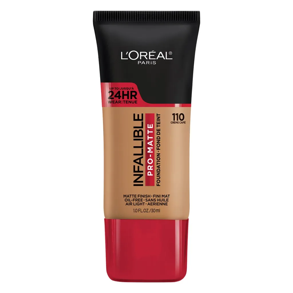 L'OREAL INFALIBLE MATTE 110 CREME CAFE 1oz