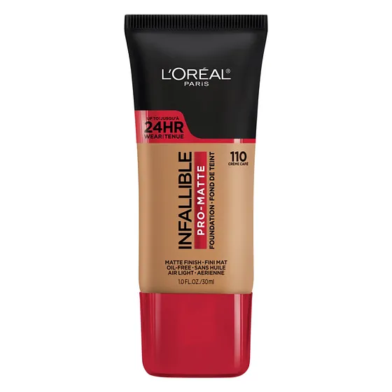 L'OREAL INFALIBLE MATTE 110 CREME CAFE 1oz