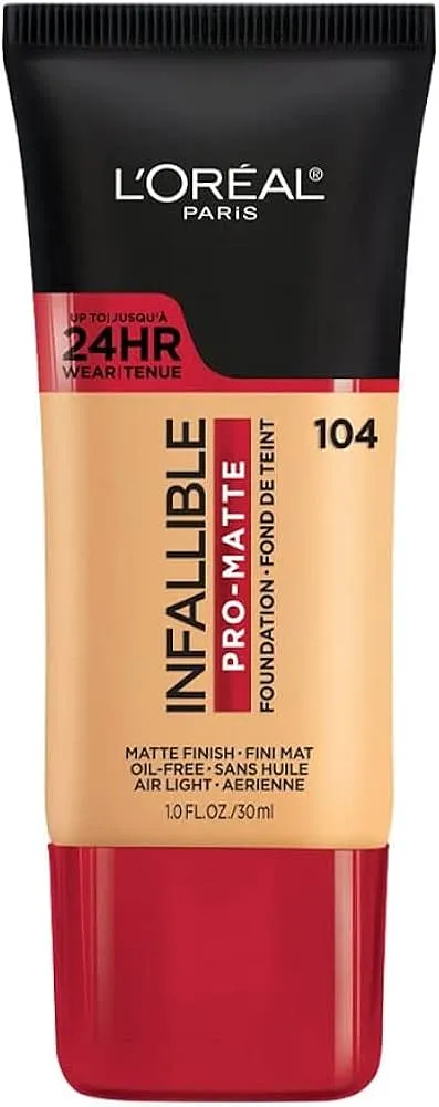 L'OREAL INFALIBLE GOLDEN BEIGE 104 MATTE FOTN LP INF 1oz