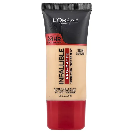 L'OREAL INFALIBLE MATTE 108 CARAMEL BEIGE 1oz