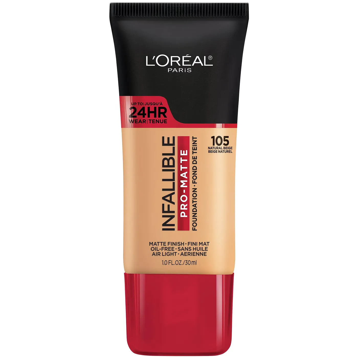 L'OREAL INFALIBLE MATTE 105 NAT BEIGE 1oz